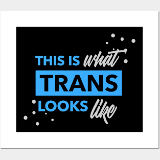 This is what Trans Looks Like, Transgender Shirt Posters and Art